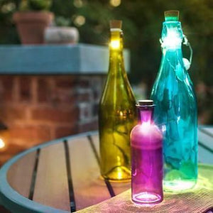 Corcho Para Botellas LED Recargable USB - Convierte Tus Botellas en Arte!