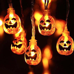 Luces de Cuerda para Halloween Linterna Jack-O