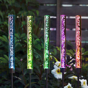 Luz de Burbuja LED que Cambia de Color con Energía Solar